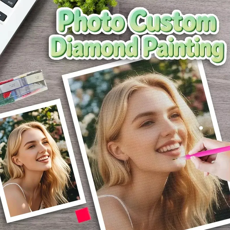 Personalisierte Diamantmalerei 20 bis 70 cm