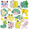 Pokemon Diamantmalerei Aufkleber Set für Kinder und Rucksäcke – Farbe 1Pcs