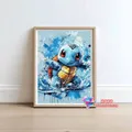 Pokemon Diamantmalerei Set Quadratische Runde Diamanten Mosaik Kunst Geschenk – Farbe C364-3