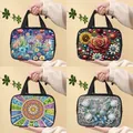 Reisetasche Diamantmalerei mit Kristallen und Blumenmuster – 1