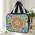 Reisetasche Diamantmalerei mit Kristallen und Blumenmuster – Farbe HZD007