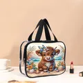 Reisetasche Diamantmalerei mit Kristallen und Tiermuster – 5