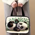 Reisetasche Diamantmalerei mit Kristallen und Tiermuster – Farbe HZD034
