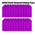 Sortierschalen für Diamond Painting 56 Stück – Farbe 56 purple tray