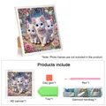 Spezialform Diamantmalerei Katze 30 x 30 cm für Erwachsene – 3