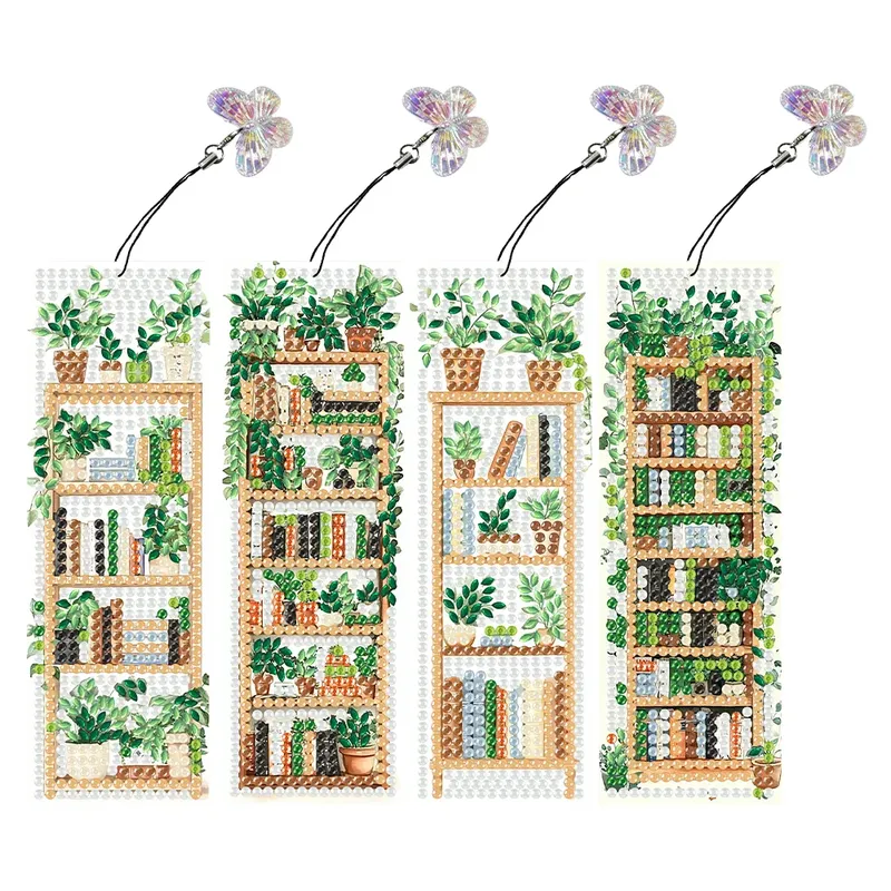 Spezielle Form Tier Diamant Malerei Lesezeichen Kits für Kunst Handwerk