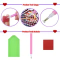 Spezielle Form Tier Diamant Malerei Lesezeichen Kits Geschenk – 5