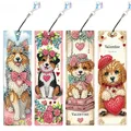 Spezielle Form Tier Diamant Malerei Lesezeichen Kits Geschenk – Color Dog