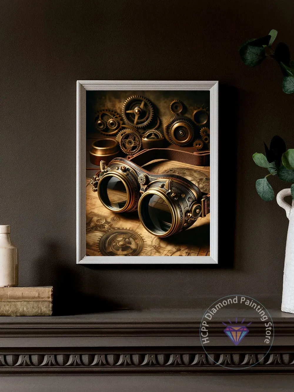 Steampunk mechanisches Diamantmalerei Set Stickerei Kunst Handwerk Deko