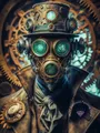 Steampunk mechanisches Diamantmalerei Set Stickerei Kunst Handwerk Deko – Farbe HST94-17