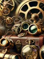 Steampunk mechanisches Diamantmalerei Set Stickerei Kunst Handwerk Deko – Farbe HST94-5