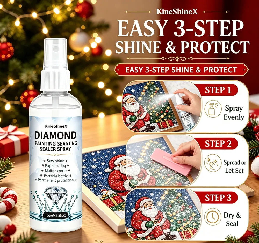 Stone Art Sealer Spray 100 ml schnell trocknend für Diamantmalerei