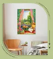 Teestunde Katze Diamantmalerei AB Steine 50 x 70 cm – 6