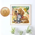 Tierfreunde Diamantmalerei Sonderform 30 x 30 cm – 5