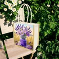 Tragetasche Diamantmalerei Blumenmuster aus Canvas mit Mustern – 5