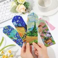 Van Gogh Diamantmalerei Lesezeichen Set mit Quasten für Buchliebhaber – 2