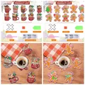 Weihnachten Diamantmalerei Untersetzer Set mit Halter Anti-Rutsch Holz – 4