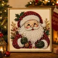 Weihnachts Perlen Diamantmalerei 20 bis 30 cm – 1