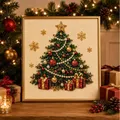 Weihnachts Perlen Diamantmalerei 20 bis 30 cm – 4