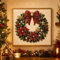 Weihnachts Perlen Diamantmalerei 20 bis 30 cm – Farbe D model